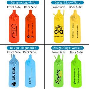 Qr Code Custom Zip <strong>Tags</strong> Offwhite Anti Return <strong>StockX</strong> Sneakers Verifica Security Plastic <strong>Tag</strong> for Shoes - Product Image 5