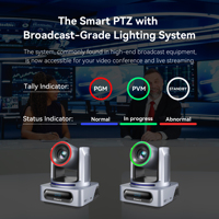 Caméra PTZ 4K 20X NDI POE pour diffusion en direct, contrôleur de clavier, vidéoconférence, studio de diffusion en direct, contrôleur de joystick IP pour diffusion en direct en groupe