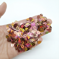 500g/Lot Confettis de table en PET souple, thème rétro, pour fêtes, jeux sportifs, football américain, paillettes, sequins, nail art, décorations de fêtes