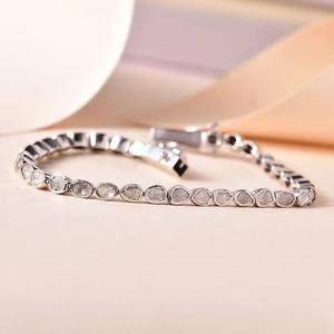 Luxury Moissanite Tennis <b>Bracelet</b> 925 Sterling <b>Silver</b> Chain Link <b>Charm</b> Hip Hop Fashion Jewelry Designer Street Style - Product Image 1