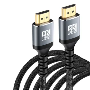 HDMI 2.1 하이 퀄리티 케이블 나일론 재킷 데이터 라인 HDMI 케이블 8K 3m