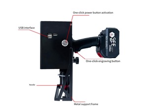 <span class=keywords><strong>2025</strong></span> mới xách tay khí nén dập xe Chassis Dot peen vin số đánh dấu máy kim loại khắc máy móc - Product Image 4