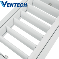 Système HVAC moderne, grille d'aération rectangulaire en alliage d'aluminium pour usage hospitalier, montage au plafond, durable et facile à installer