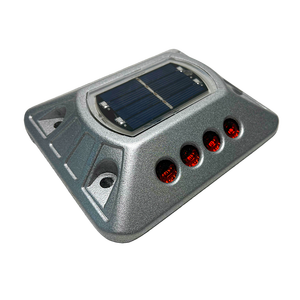 ソーラーキャットアイ反射型道路標識、上下両面発光、常時点灯LED舗装安全ソーラーロードマーカー、スタッドサプライヤー - Product Image 1