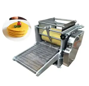 Ticari otomatik meksika roti chapati tortilla cips ekmek baskı baskı hattı yapımcısı yapma makinesi