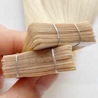 Extensions de cheveux à bandes adhésives 2,5g/pc, 100% cheveux vierges Remy, qualité supérieure, double épaisseur, livraison rapide – Ventes flash usine