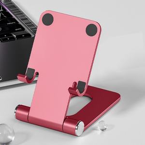 Soporte de Teléfono Plegable de Aleación de Aluminio, Soporte de Escritorio Portátil de Aleación de Aluminio para Transmisión en Vivo - Product Image 2