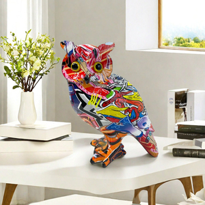 Resina gufo decorazione uccello in resina gufo statua decorazione per la casa <span class=keywords><strong>soggiorno</strong></span> Desktop portico decorazione in resina statuette <span class=keywords><strong>regalo</strong></span> - Product Image 2