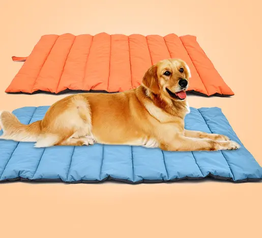 Custom Outdoor Travel Folding Dog Mat portable pet waterproof mat