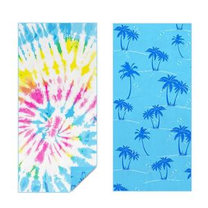 Beach Towels Custom Design Reactive Printed Large Over Sized Jacquard logo Beach Towel for Swimming - Product Image 4