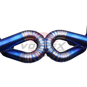 ท่อไอเสียไทเทเนียม Vortex Car Performance สำหรับ Lamborghini Huracan STO EVO สีน้ำเงิน แบบตรง Catback ของแท้จากโรงงาน - Product Image 6