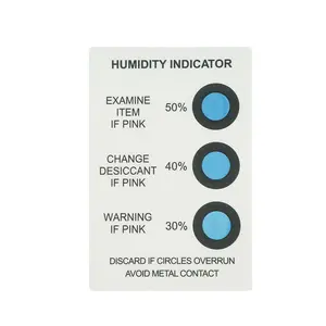 3 dots humidity indicator card humidity indicator paper/humidity indicator sheets