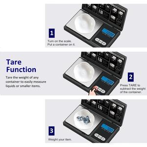 2023 500g 0,01g Gold waage Mini Elektronische tragbare Diamant-Digital-Taschen waage Schmuck waage - Product Image 5