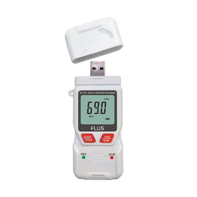 Real-Time Measurement Mini Temperature and Humidity Meter with Portable USB Interface Data Logger Pdf File Format Hygrometer