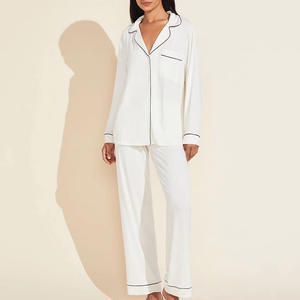 กางเกงขาสั้นผ้าไหมชุดนอน2ชิ้นสำหรับใส่อยู่บ้านกางเกงขาสั้นผ้าไหมแฟชั่น2024ออกแบบได้ตามต้องการ - Product Image 1