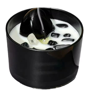 Handmade Dry Flower Crystal Stone Aromatherapy Soybean Wax <b>Candle</b> Indirect Lighting Indoor Scented Pillar Birthday <b>Bulk</b> Sample - Product Image 5