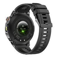 Montre connectée AK95 Direct Factory, 128 Mo de mémoire, 5 cadrans, 6 modes de menu, écran HD 1,85 pouces, Bluetooth 5.2, appels, étanche IPX8, boussole
