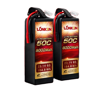 แบตเตอรี่โดรน Longkun แบตเตอรี่ UAV 6S 22.2V 10000mAh 25C FPV Lipo สำหรับโดรน RC ควอดคอปเตอร์ เครื่องบิน เฮลิคอปเตอร์ - Product Image 1
