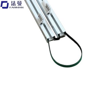 Courroie de transmission électrique <span class=keywords><strong>Somfy</strong></span> en gros pour rail de rideau, courroie de distribution T5 en PU et acier inoxydable avec tissu vert, largeur 10,5 mm/11,5 mm - Product Image 4