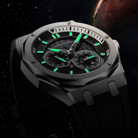 Montre mécanique pour homme Mark Fairwhale PlanetMechanical, montre automatique de luxe, acier inoxydable, étanche, lumineuse, montre sport pour poignet FW-6460