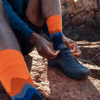 Marque privée Polyamide Crew Chaussettes Custom Trail Running Chaussettes Montagnes Antidérapantes