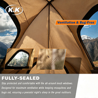 Tente de camion Kawagebo Kamp (KK) imperméable PU3000mm pour 2-3 personnes, tente de couchage pour camionnette, abri de camping portable pour voiture