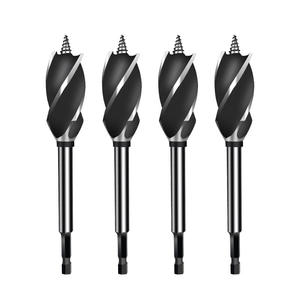 Foret à bois hexagonal à quatre rainures et quatre lames de 18 mm de Huang Xiaochao pour serrures de porte, tiroirs, agrandissement de trous, bois - Product Image 4