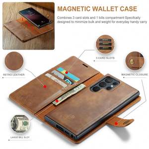 Étui portefeuille double pliable pour <span class=keywords><strong>Samsung</strong></span> Galaxy A23 A33 <span class=keywords><strong>A53</strong></span> A73 <span class=keywords><strong>5G</strong></span> pour Galaxy Note S25 Ultra S25 Edge S24 FE Étui de téléphone - Product Image 5