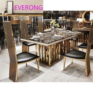 เก้าอี้ทานอาหารพนักพิงสูงทันสมัย หนัง PU คุณภาพสูง พร้อมโครงเหล็กสแตนเลส สำหรับบ้าน บาร์ โรงแรม สวนสาธารณะ งานแต่งงาน และงานอีเว้นท์ - Product Image 5