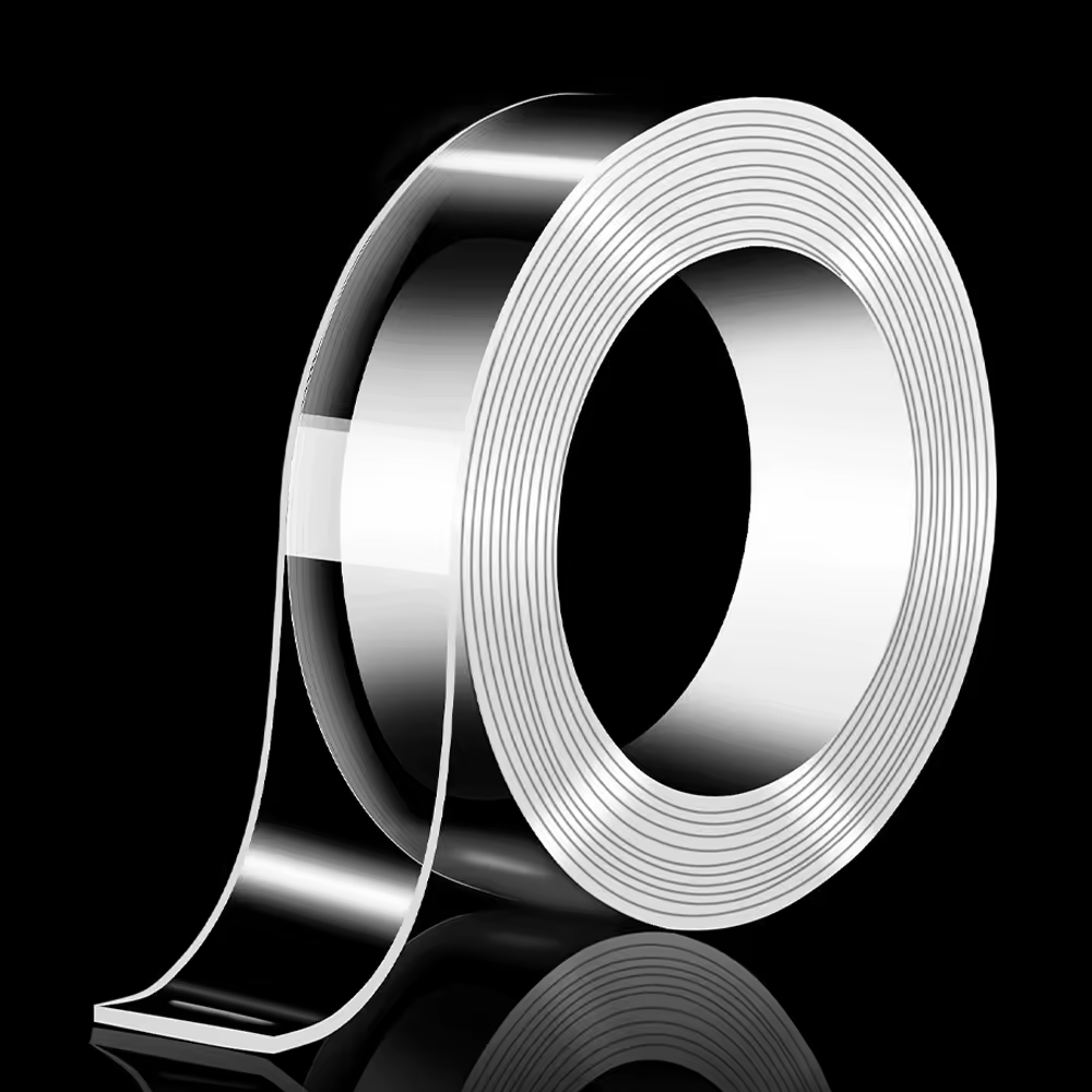 UJANG Clear Sticky Tape Self Adhesive Heavy Duty Acrylic Reusable Nano Tape Removable Sticky Strip Double-sided Adhesive Tape