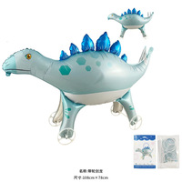 Ballons animaux marcheurs de dessin animé - Ballons en aluminium en forme de roue pour enfants, garçons, filles, cadeaux et fournitures pour fêtes d'anniversaire