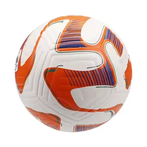 Profissional tamanho 5 football soccer balls beach pu leather paire de marque football shop imaculate cosas de futbol