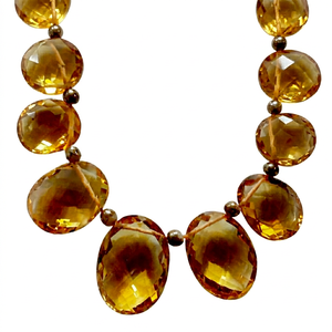 Haute qualité forme ovale Citrine naturel pierre précieuse en vrac Premium couleur jaune certifié semi-précieux fabrication de bijoux pierre - Product Image 1