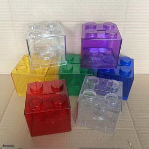 핫 세일 접합 플라스틱 블록 돼지 저금통 어린이 장난감 돈 상자 - Product Image 3