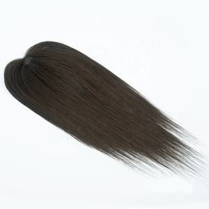 Extensiones de cabello humano con clip, tejidas a mano, de 6x6 pulgadas, con integración de red, cobertura natural del cuero cabelludo, densidad del 150% - Product Image 6