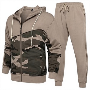 Best Quality Custom Print Logo Men's Track <b>Suits</b> Set Two-Piece Jogger Pants Hoodies Winter 100% Cotton Plus Size - Product Image 1