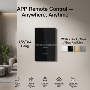 Interruttore Intelligente Zigbee/WiFi a 2 Vie 100V-240V US AU 1/2/3/4 <span class=keywords><strong>Gang</strong></span> con Controllo App Tuya - Campione Gratuito Disponibile - Product Image 3