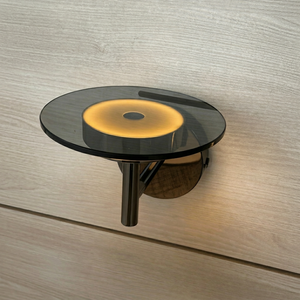 Modern Wall Sconce Metal Frame Glass Shade LED Wall Light 11.5W <b>Indoor</b> Decorative <b>Lighting</b> - Product Image 1