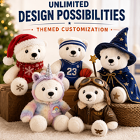 Peluche Ours Polaire Classique Vintage Originale (80cm) – Vente en Gros, Commande en Gros d'Animaux en Peluche, Jouet Doux, Personnage, Mascotte ODM