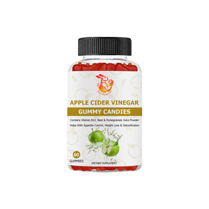 Gomitas de Vinagre de Sidra de Manzana de Marca Privada OEM con Vitamina B12 y Folato para Supresión del Apetito y Apoyo a la Pérdida de Peso - Product Image 1