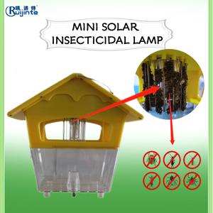 Équipement de lutte antiparasitaire, piège à lumière UV, lampe insecticide solaire miniature en agriculture pour les insectes - Product Image 3