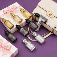 Flacon en verre vide de luxe personnalisé pour parfum et huile essentielle, style arabe, 3ml/6ml/12ml, pour Oud Attar, écologique