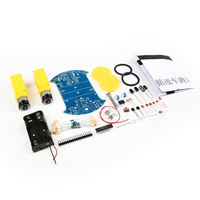 Robotlink D2-2 Diy ligne de suivi intelligente Kit de Suite de voiture intelligente At89c2051 51 Mcu patrouille électronique pièce Automobile
