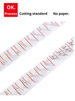 Rouleau d'étiquettes autocollantes imperméables et résistantes à l'huile, faciles à décoller, autocollants thermiques pour les étiquettes de prix sur les bords des rayonnages de supermarchés, codes-barres