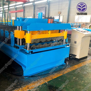 Günstiger Preis Glasierte Fliesen rollen form maschine Metall fliesen herstellungs maschine - Product Image 6