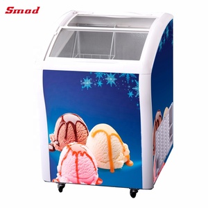 Vitrina de Hielo con Puerta Corredera Curva Serie SC/SD, Congelador de Hielo con Precio de Fábrica SC/SD(w)-138 - Product Image 4
