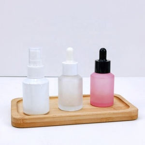 Flacon compte-gouttes en verre vide de luxe 30 ml (1 oz) pour sérum cosmétique, à épaule plate dégradée, avec compte-gouttes personnalisé - Product Image 5