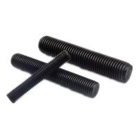 Large Stock High-Strength Metric Black Fully Threaded Studs Grade 8.8/10.9/12.9 DIN 975/976 for Chemical Applications Custom