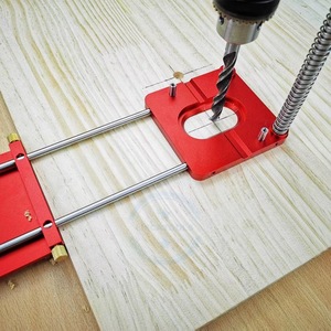 L-HT138 Holz bearbeitungs bohrer Locator Bequeme Arbeits einsparung Legierter Stahl Holz bearbeitung Bohr schablone Leitfaden Werkzeug für Zuhause - Product Image 6
