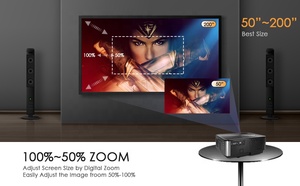 Proyector de Video Portátil C9 Android 9 de Alta Calidad para Cine en Casa, WiFi 5G 1080P, Compatible con HD VGA USB, Laptop y Smartphone - Product Image 3